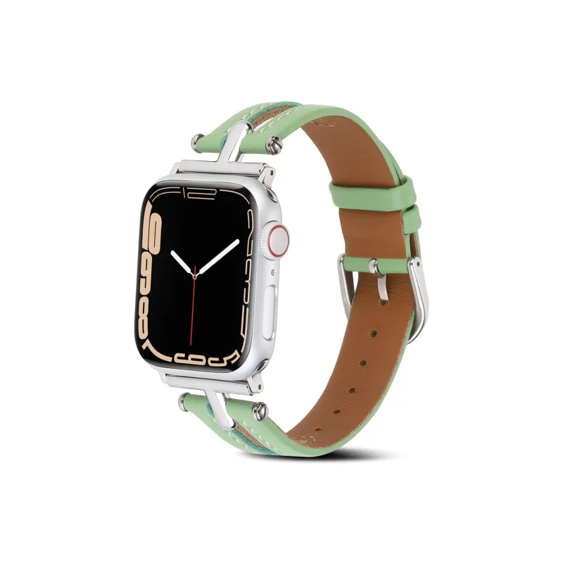 CHRROTA Apple Compatibility Watch Band Leather-4