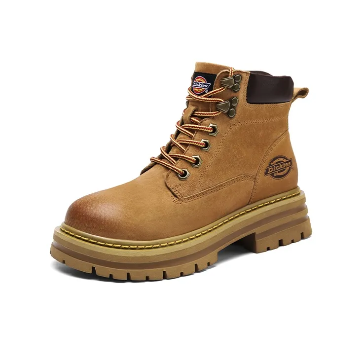 Dickies Classic Trendy Comfortable Versatile Outdoor Boots Men's Earth Yellow-1