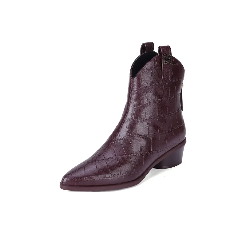PIERCE GENTRY Ankle Boots 3.5cm Women's-6