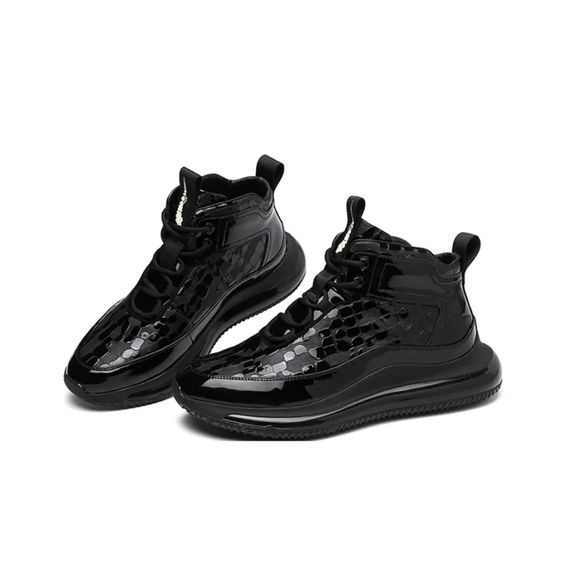 YEDANI Ankle Boots 5cm Men's Black-3