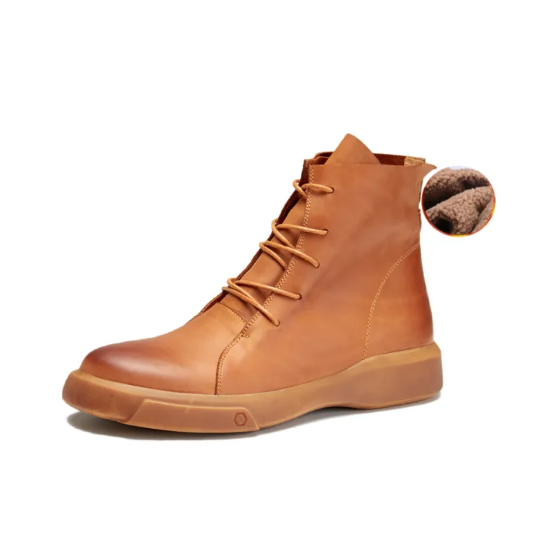Brounvanm Ankle Boots Men Black/Gray/Brown-6