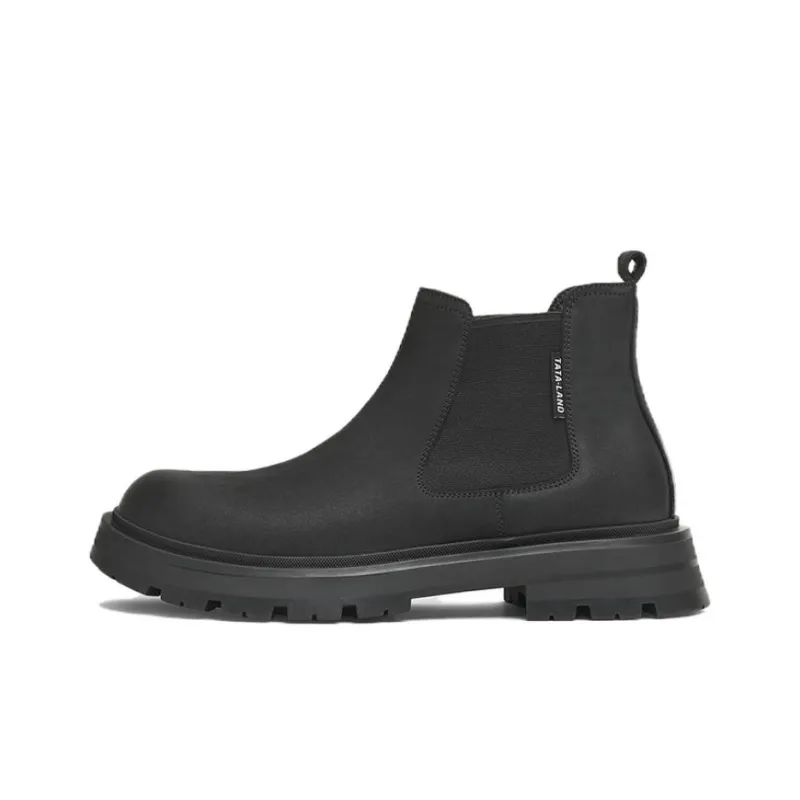 TATA Chelsea Boots Men Solid Color-4