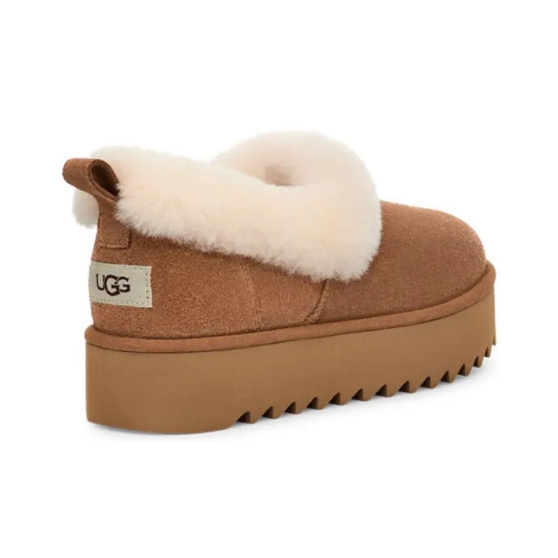 UGG Ankle Length Snow Boots Women's Brown-4