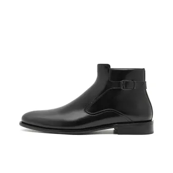 PEDRO Ankle Boots Men Black/Light Umber