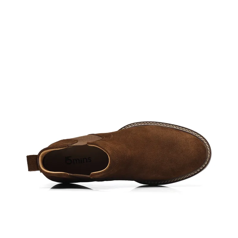 15 MINS Chelsea Boots Men's Yellow-4