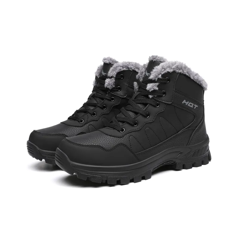 RED DRAGONFLY Snow Boots Men Black-2