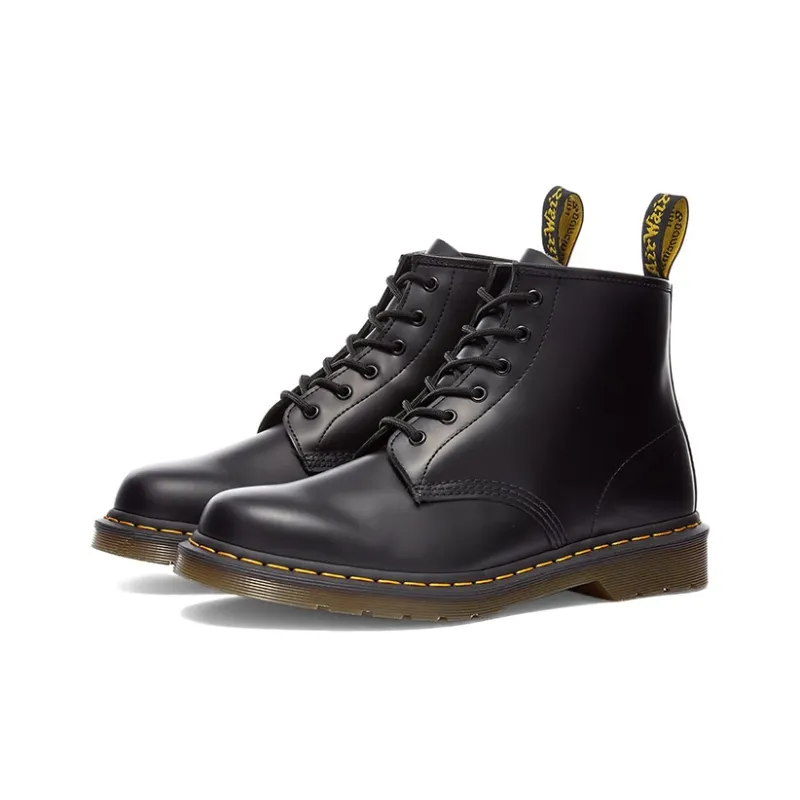 Dr. Martens 101 Smooth Leather Ankle Boot Black-1
