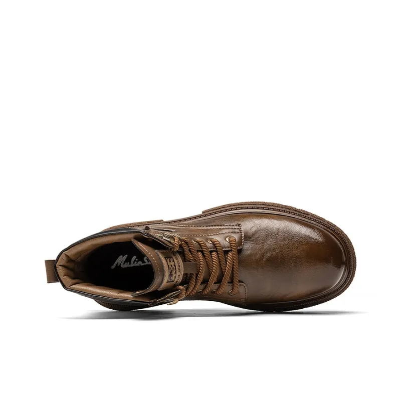 Mulinsen Martin Boots Men Black/Brown-7