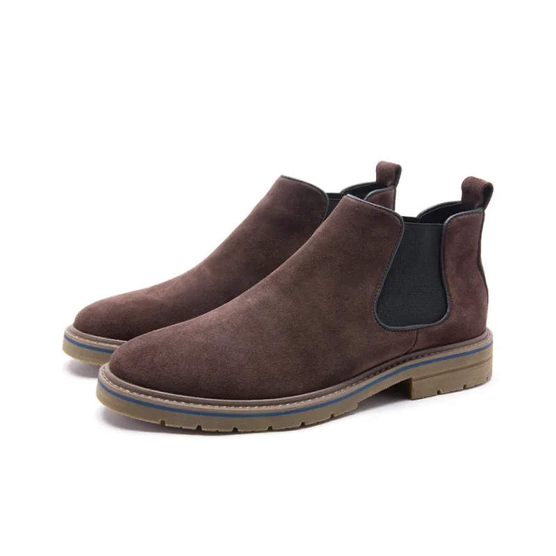 Anthony Miles Short Chelsea Boots Men's Umber-1