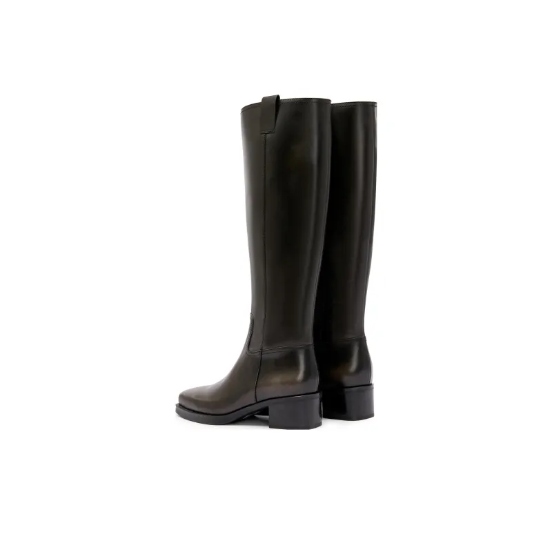 Staccato Wandering Polka Knee high Boots 4.5cm Women's-15