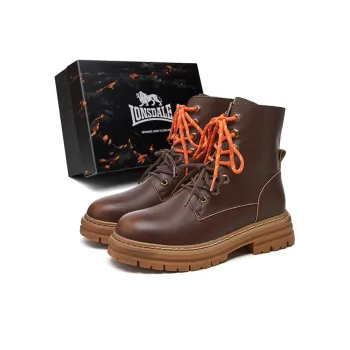 LONSDALE Crew Martin Boot Women's Dark Brown