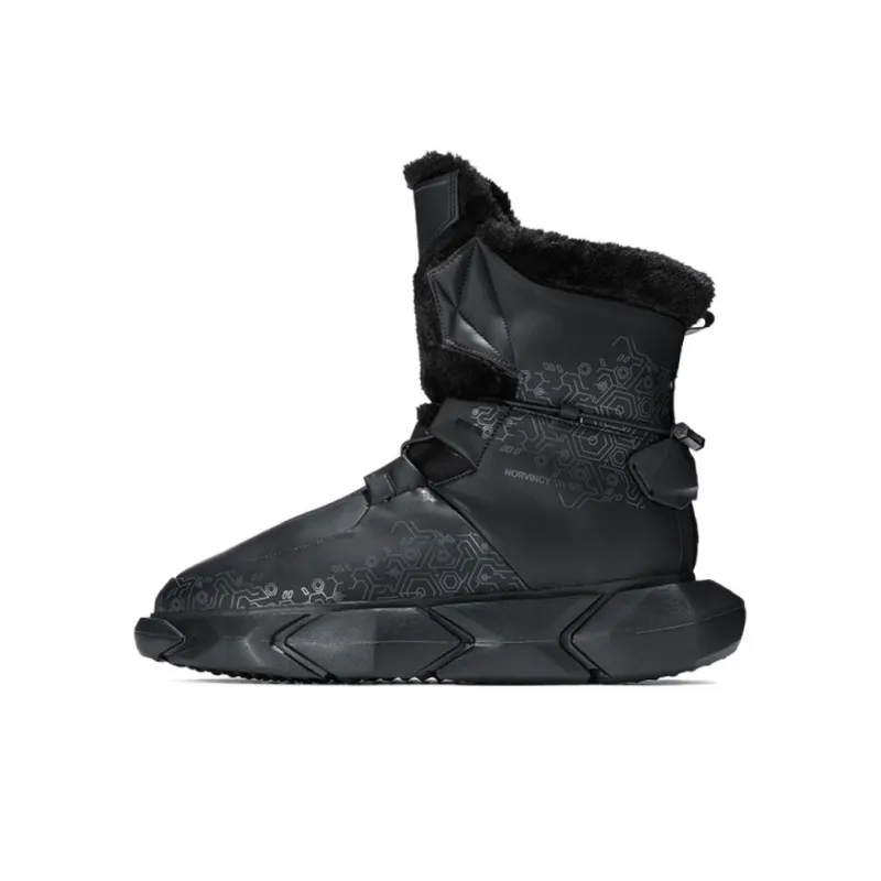 NORVINCY Warm Height Increasing Slip Resistant Short Snow Boots Unisex-0