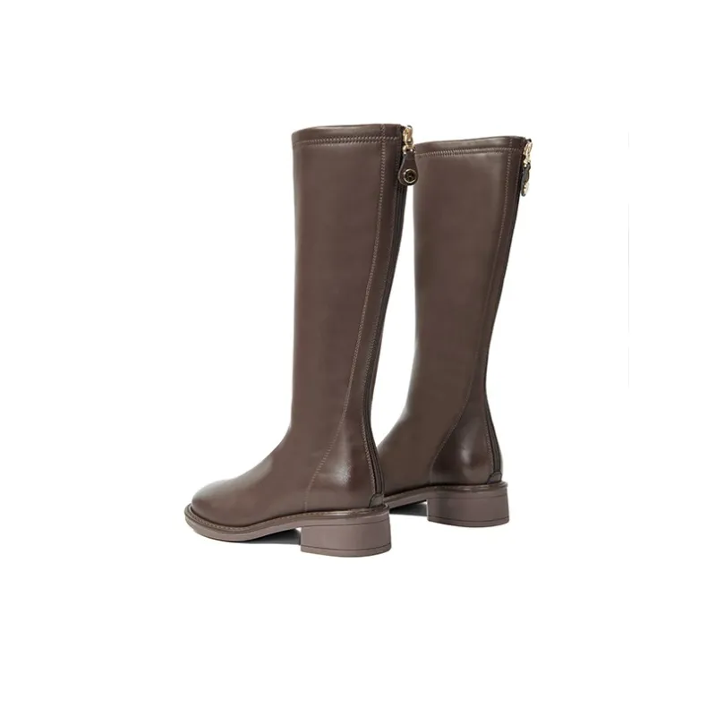 PT'SON Knee high Boots 4cm Women's-30