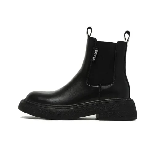 FAIRWHALE Ankle Boots Women's Pure Black