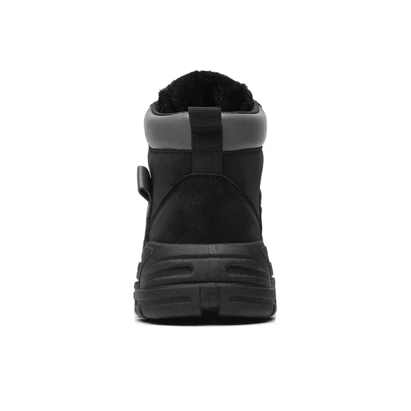Warrior Short Mid Calf Martin Boot Men's Black-3