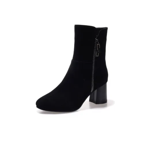 Devanro Ankle Boots 6.5cm Women's Black