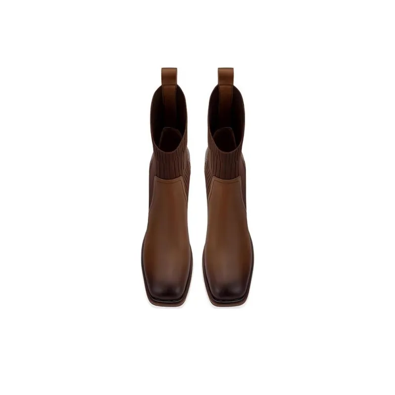 JESSICA SOPHIA Ankle Boots 5cm Women's Brown-3