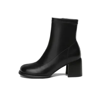 KEKAFU Ankle Boots Women's Black/Brown/Beige