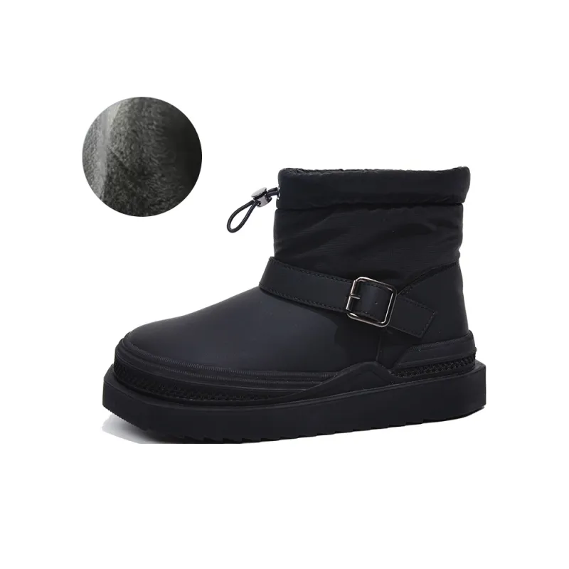 Warrior Short Snow Boots Women's Black-1