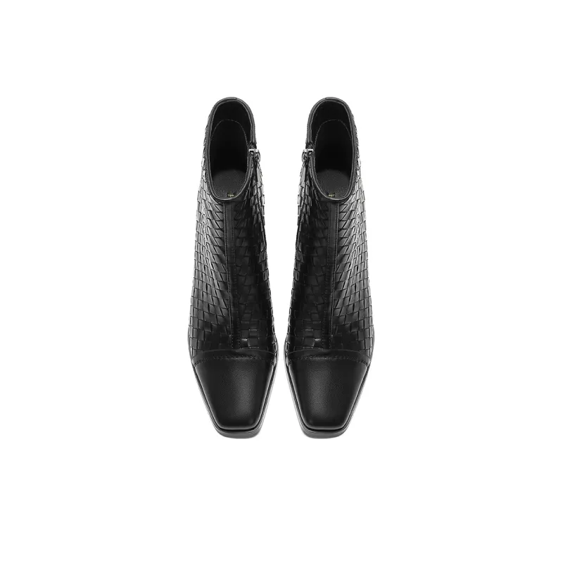 HARSON Ankle Boots 7.5cm Women's Black-9