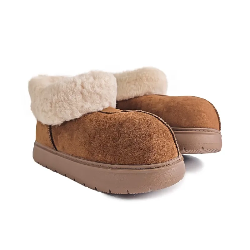 La Chapelle Warm And Wear Resistant Short Snow Boots Women's Coffee-2
