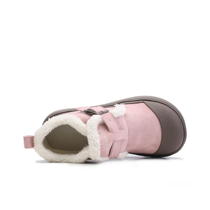 Warrior Warm Wear-Resistant Slip-Resistant Short Snow Boots Women's Pink-3