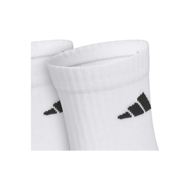 Adidas Mid Calf Socks Women's 3 Pack White-1