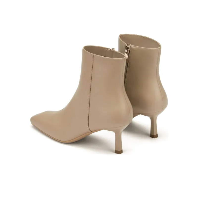 73Hours Soft-Focus Milk Coffee Ankle Boots 7cm Women's Khaki-3