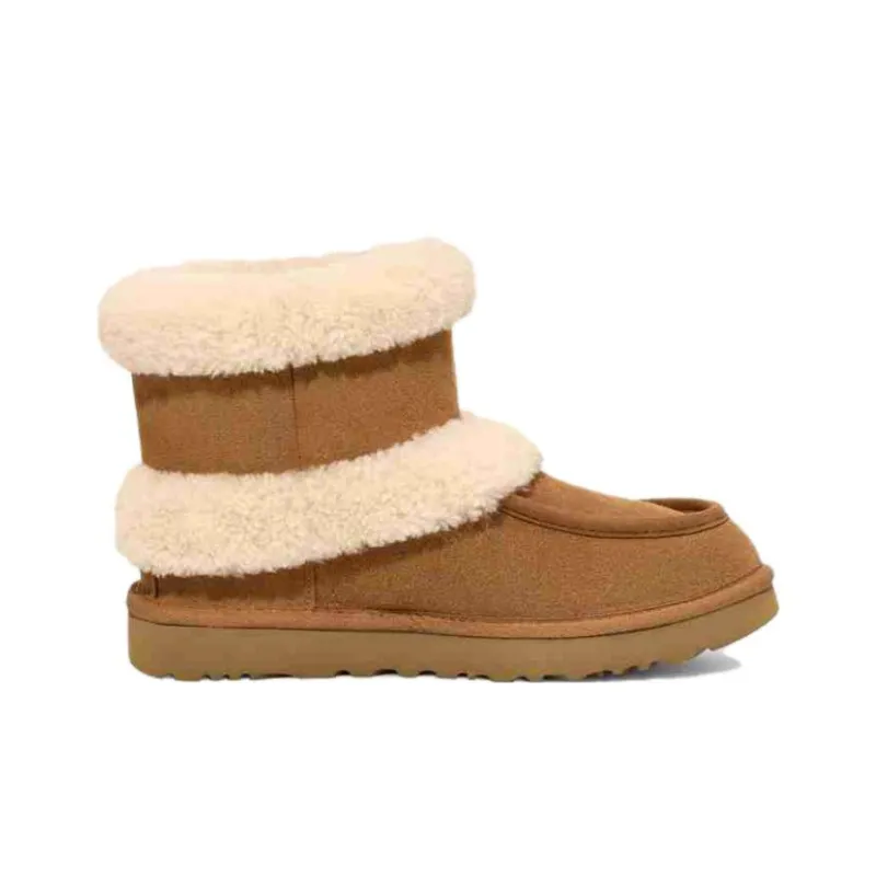 UGG Classic Ultra Mini Fluff 'Chestnut' Women's-1