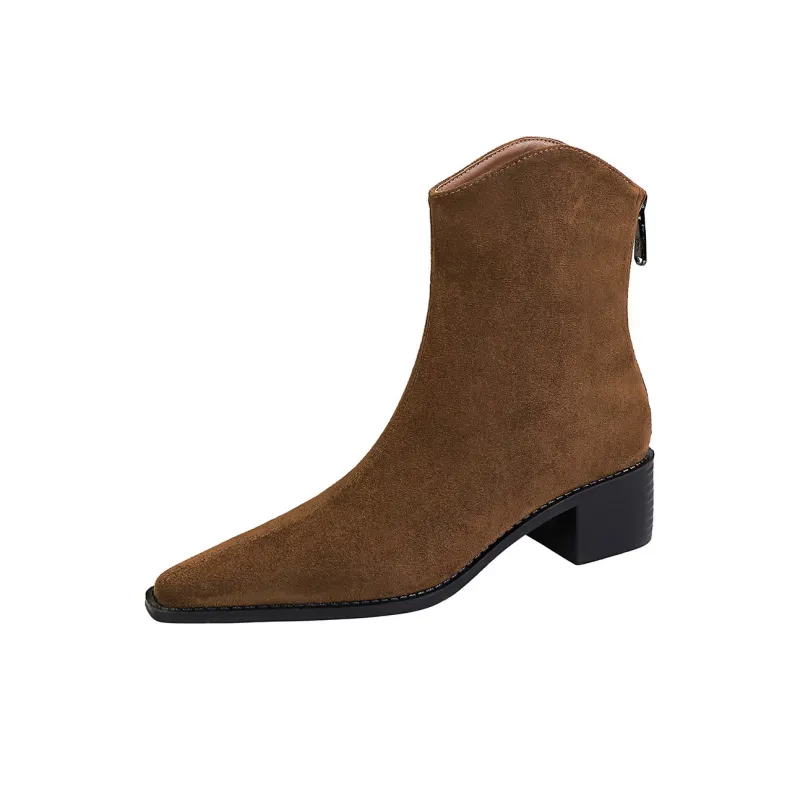 Bamiti Ankle Boots Women's Black/Dark Brown-5