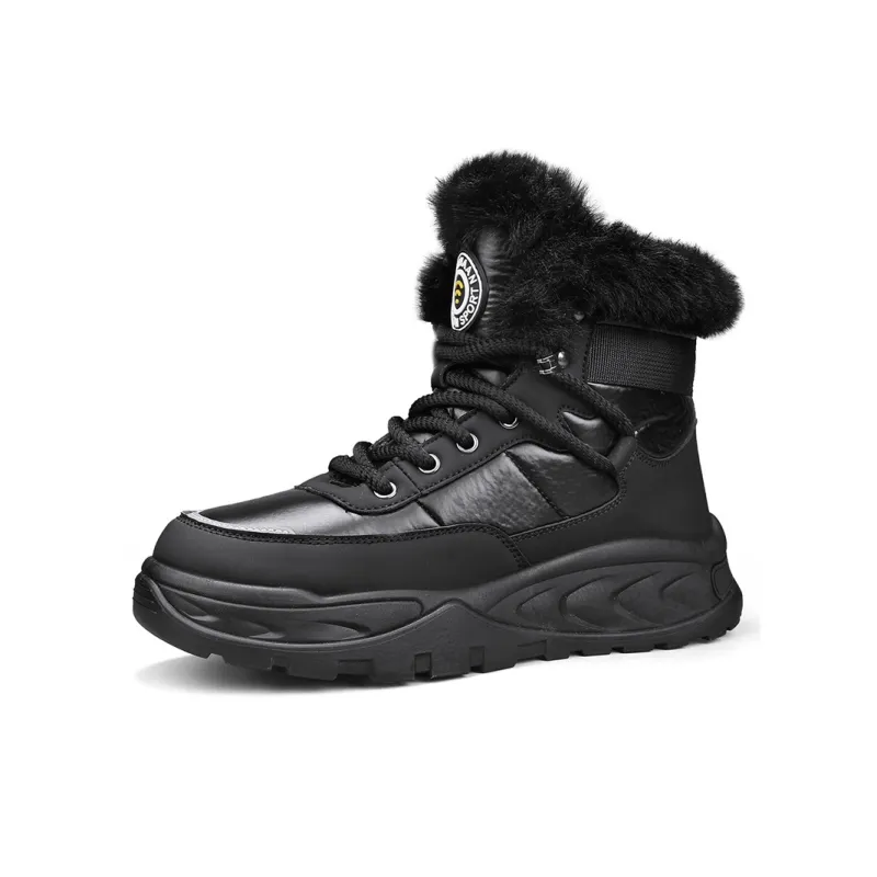 Team Bees Warm And Wear-Resistant Short Snow Boots Men's Box Included-7