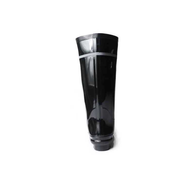 Strongman Waterproof And Wear resistant Rain Boots Men's Black-2