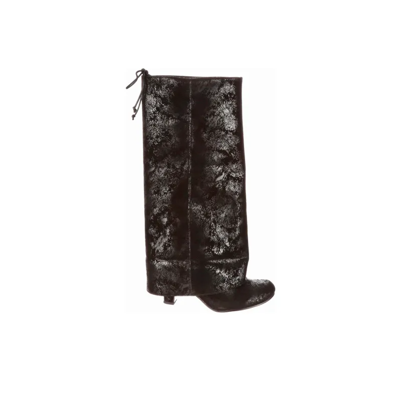IRREGULAR CHOICE Final Cut Knee-high Boots 6cm Women's Black-1