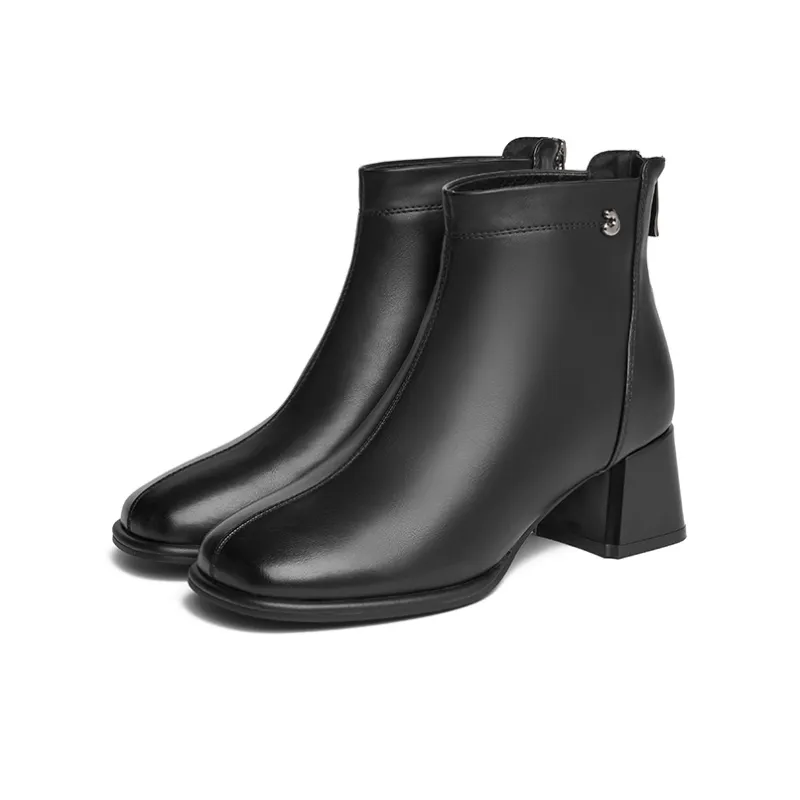 JOSINY Ankle Boots Women's Ecru/Black-19