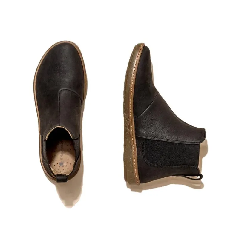 El Naturalista Short Chelsea Boots Women's Black-2