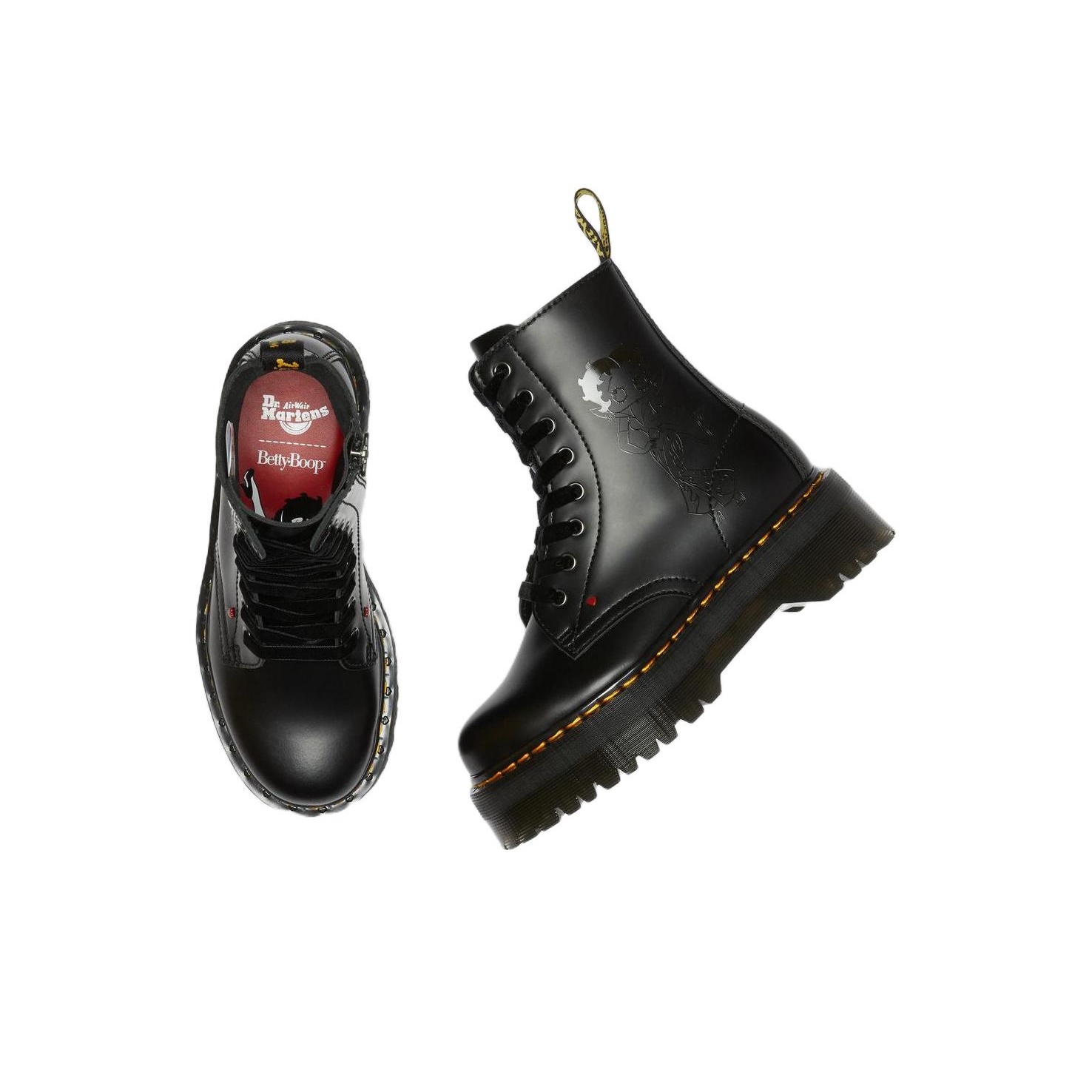 ☆韓国の人気☆【Dr Martens x BETTY BOOP】☆CLARISSA☆コラ.ボ ☆韓国の人気☆【Dr Martens x BETTY BOOP】☆CLARISSA☆コラ.ボ