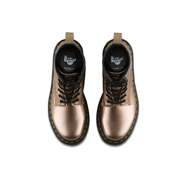 Dr. Martens Vegan 1460 Metallic Chrome 'Rose Gold' Women's-2