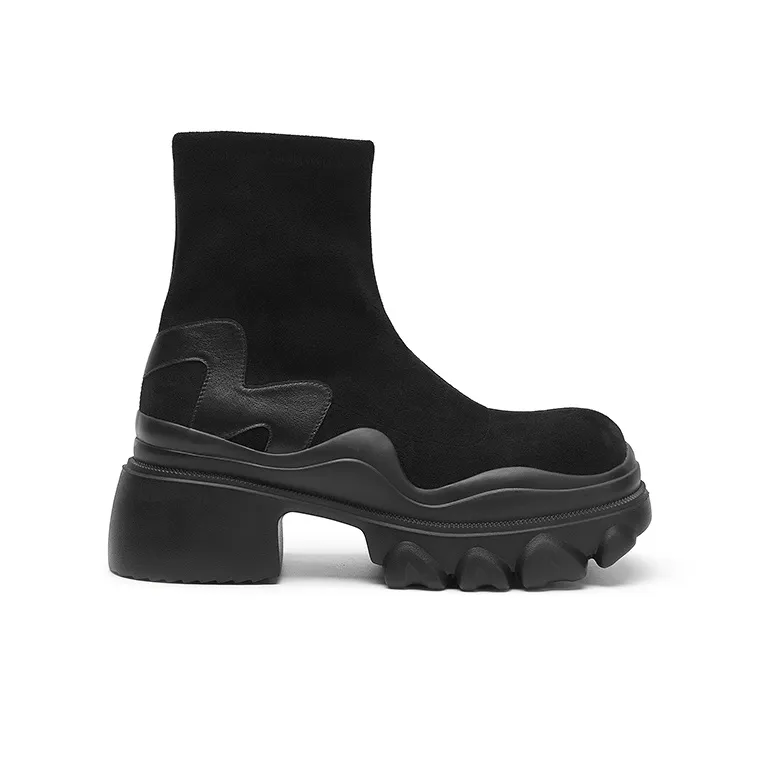 MIO Ankle Boots Women's Black-1