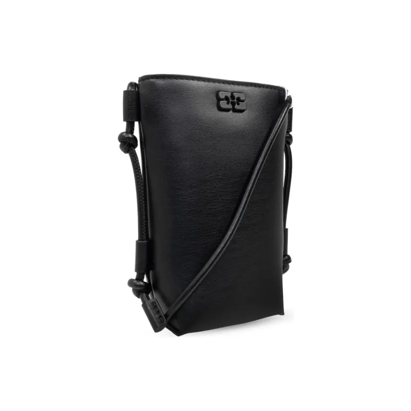 GANNI Leather Crossbody Bag-1