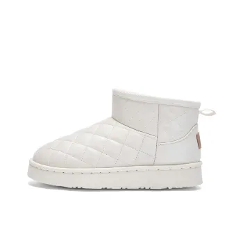 Warrior Short Mid Calf Snow Boots Women's Beige