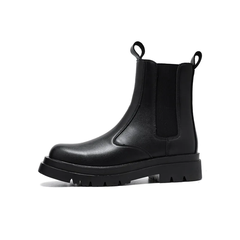 Cachiotti KAQIAODI Knee High Chelsea Boots Men's Black-0