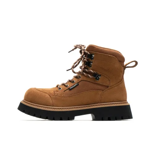Mule Donkey Short Martin Boot Unisex Yellow