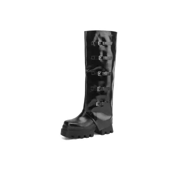 XIAOAJUE Knee-high Boots 9cm Women's