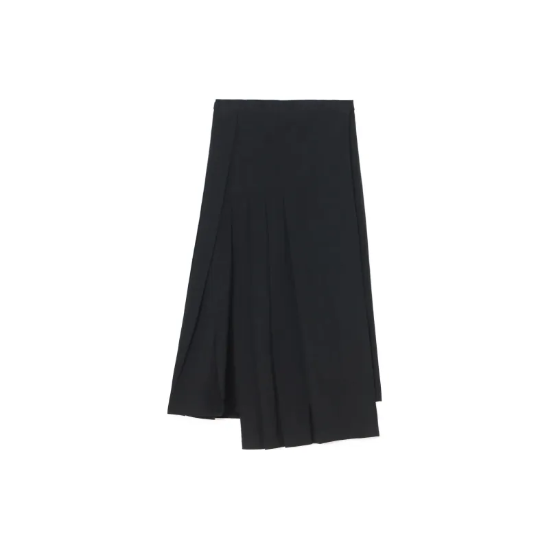 Yohji Yamamoto Casual Long Skirts Women's Black-1