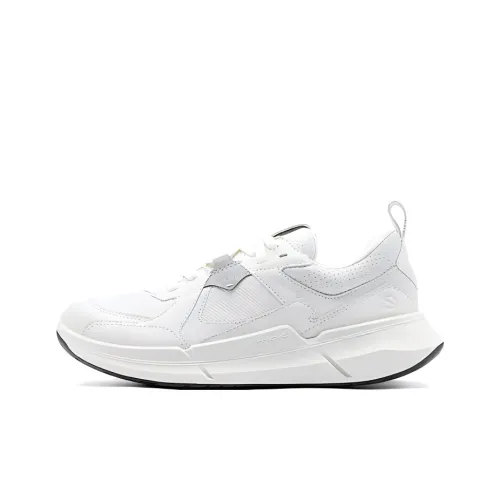 Ecco Cushioning Low-Top Casual Shoes Women's White