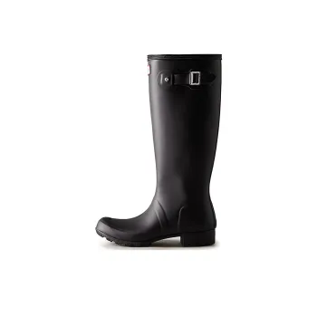 HUNTER Cushioned Slip-Resistant Rain Boots Women's Black