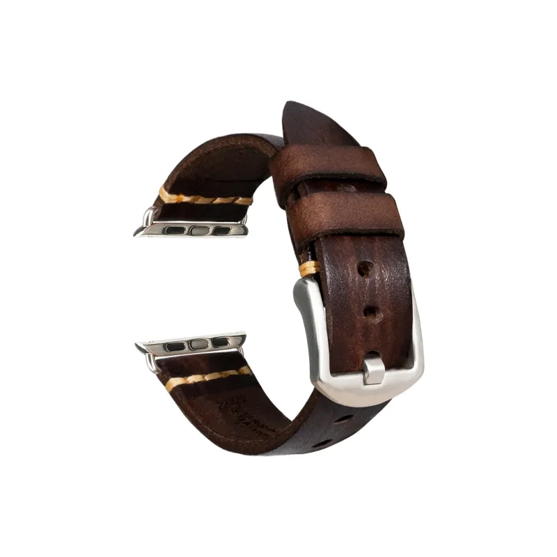 MSSM Watch Band Apple Compatibility Genuine Leather Material-6