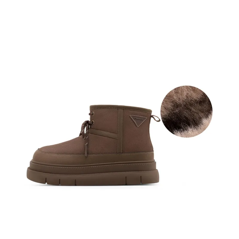 C°BANNER Warm Wear Resistant Cushioning For Height Increase Coverage 10.5cm Snow Boots Women's-12