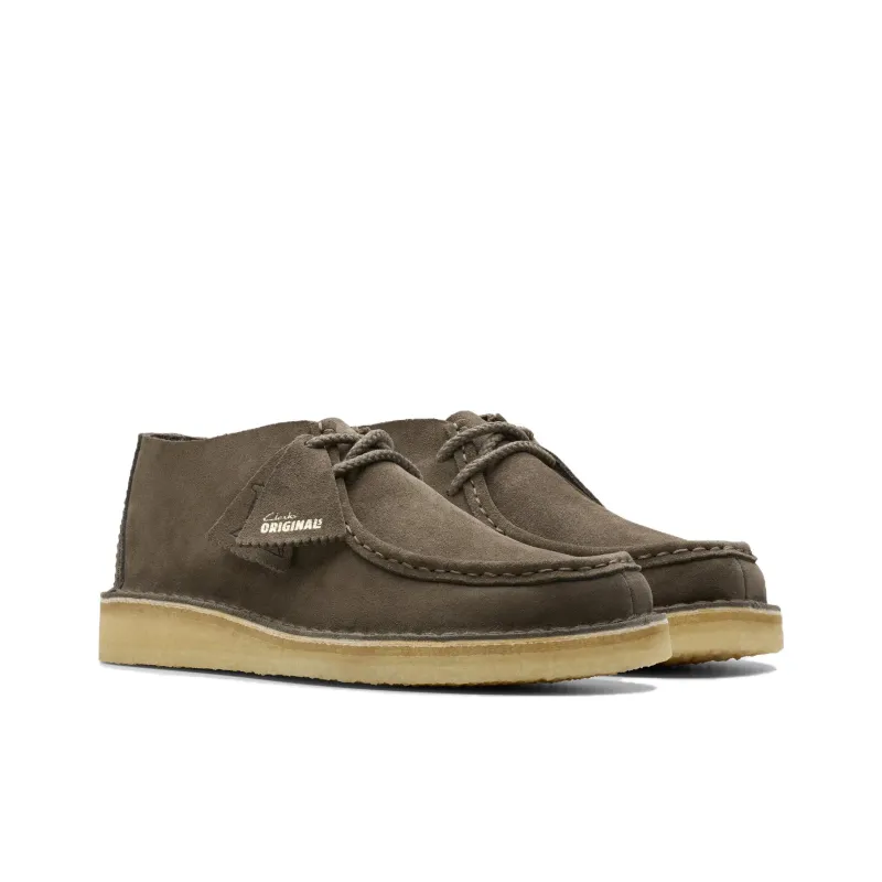 Clarks Desert Nomad Ankle Boots Men's Olive Green-2
