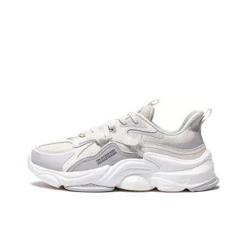 Erke Bullets Low Top Running Shoes Men's White Gray